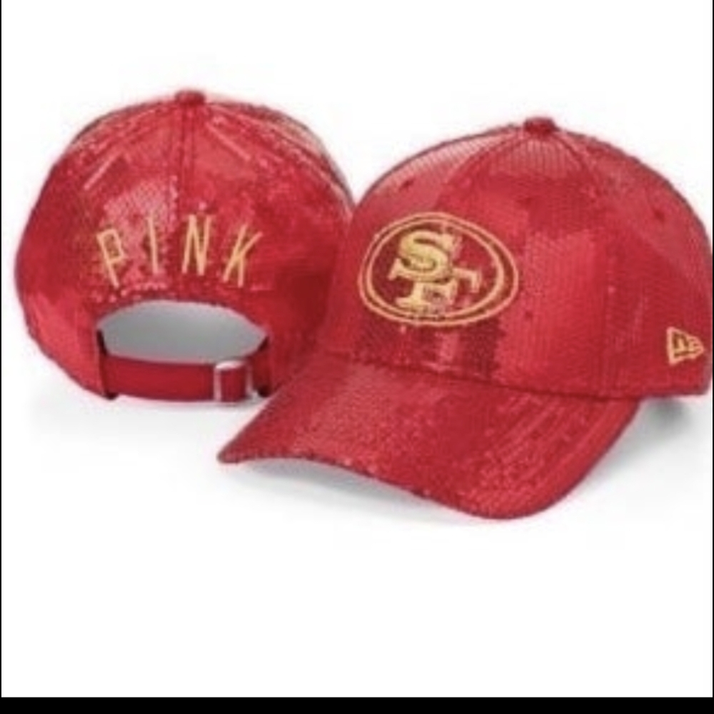COPY - ISO Victoria's Secret Pink 49ers sequin hat